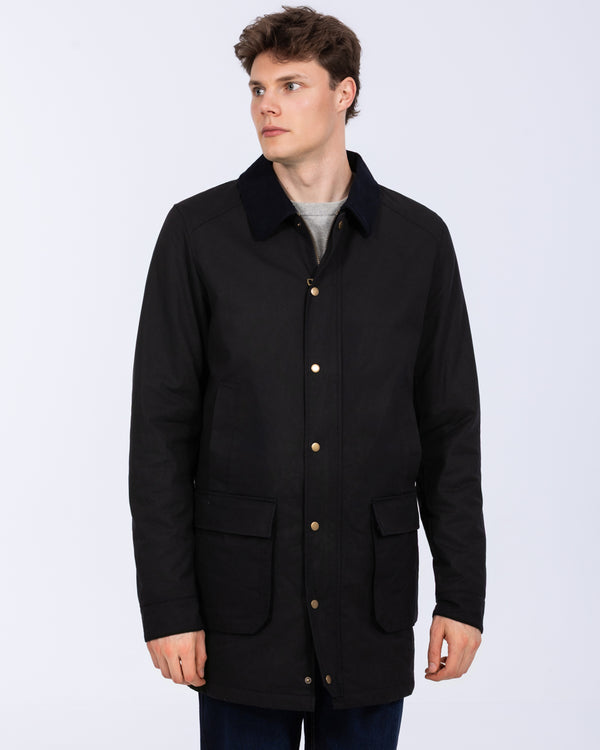 Skopes Ribble Tall Wax Jacket (navy)
