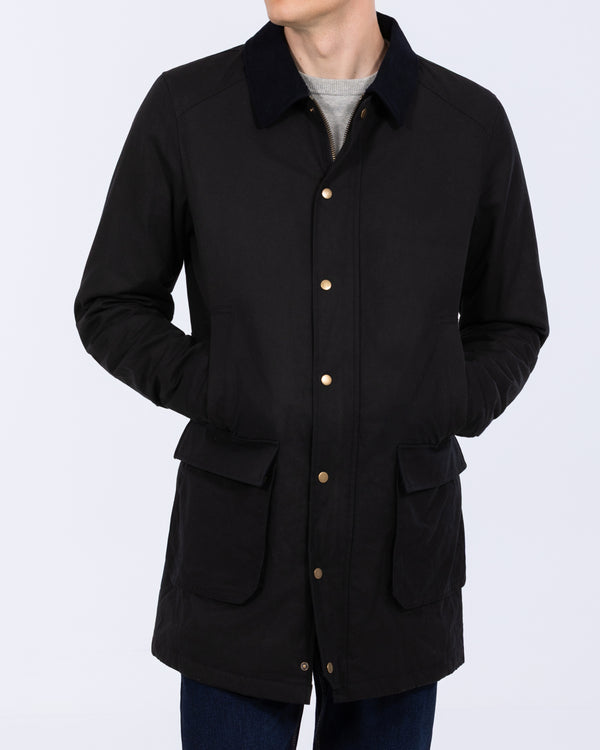 Skopes Ribble Tall Wax Jacket (navy)