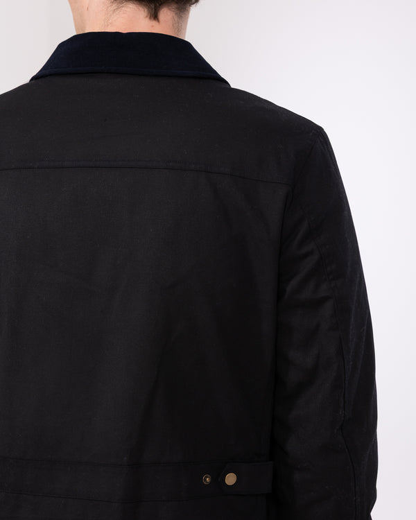 Skopes Ribble Tall Wax Jacket (navy)