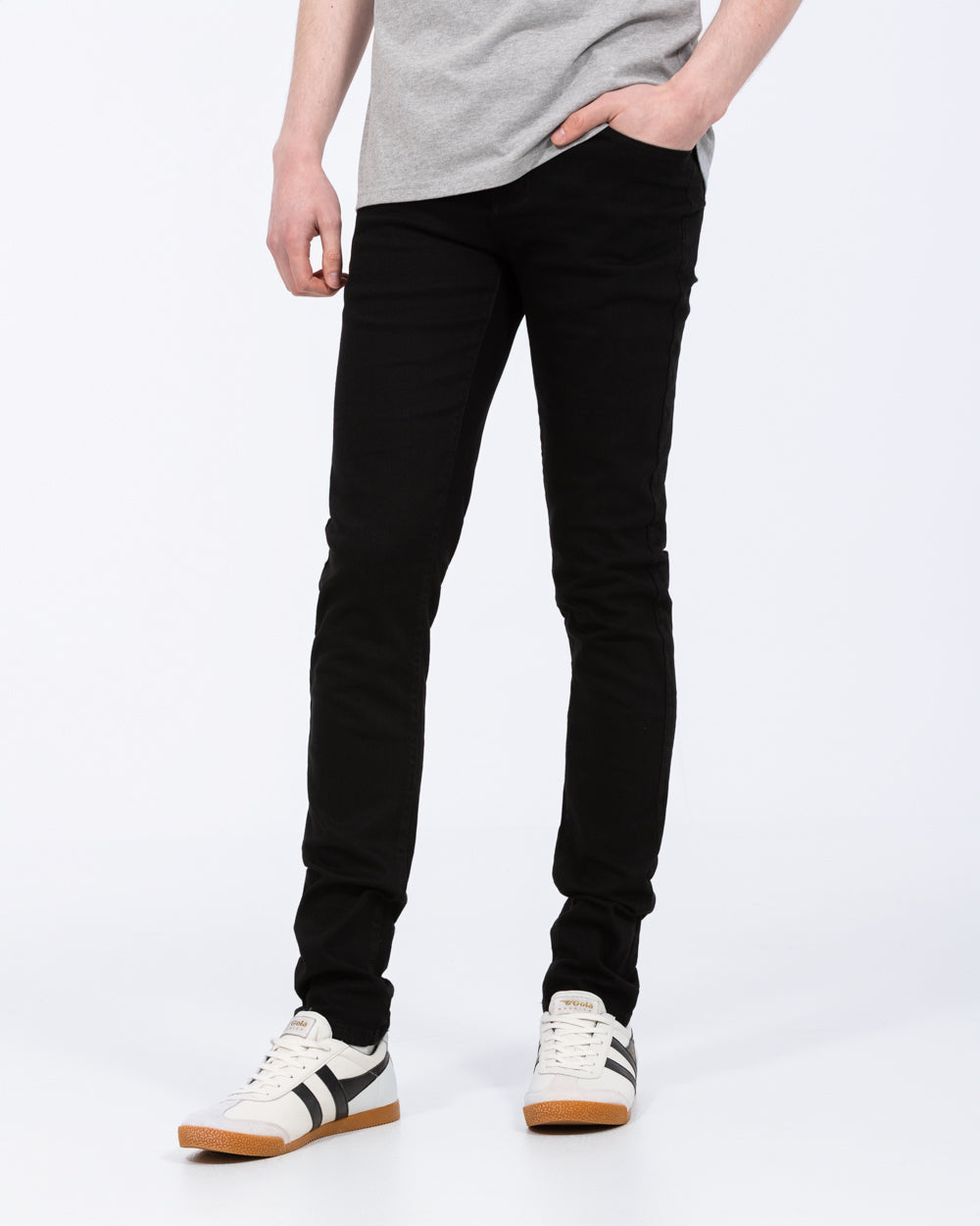 Slim Fit Tall Mens Extra Long Longer 36 38 40 Inseam Jeans Black | Tall ...