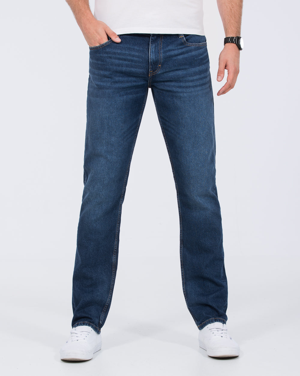 Tommy Jeans - Salopette di jeans affusolata lavaggio candeggiato-Blu