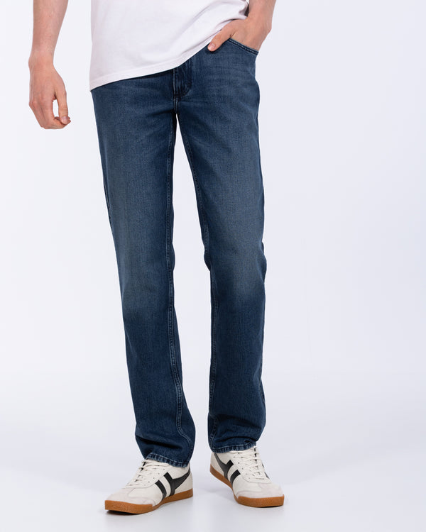Mustang Tramper Straight Fit Tall Jeans (mid denim blue)