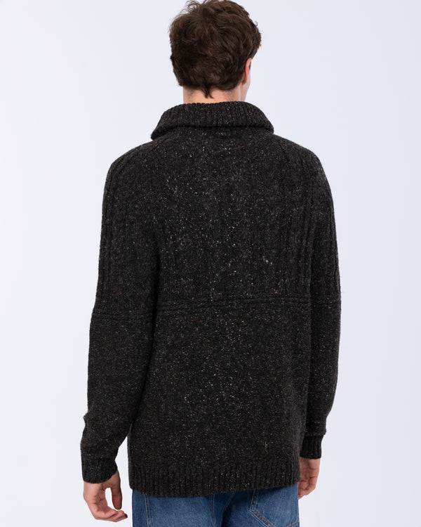 2t Connall Tall Cable Knit Jumper (charcoal)