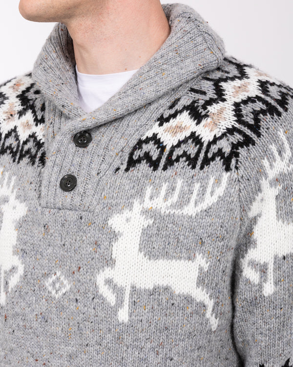 2t Connall Tall Christmas Jumper (grey)