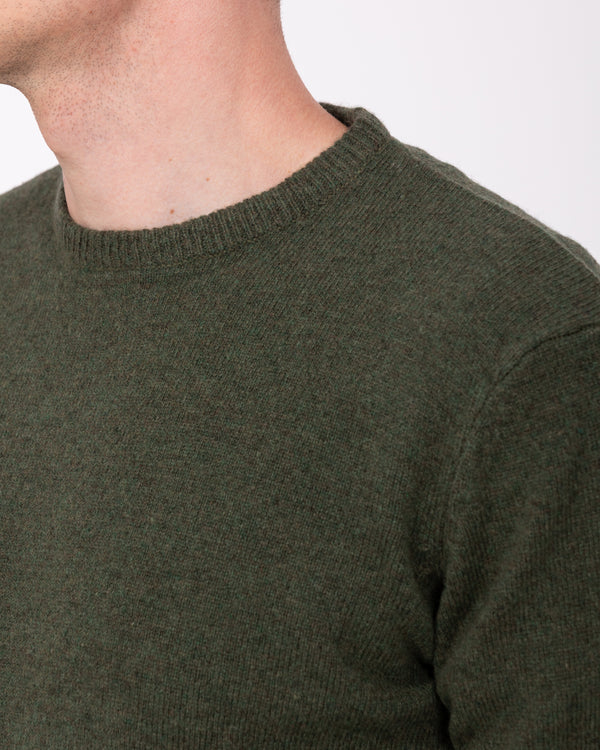 2t Tall Pure Lambswool Crew Neck Jumper (forest)
