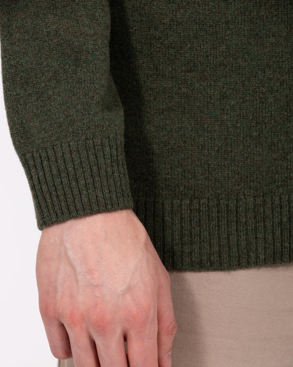 2t Tall Pure Lambswool Crew Neck Jumper (forest)