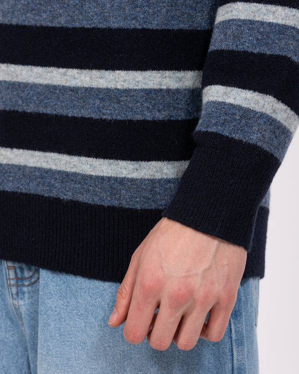 2t Cowan Tall Stripe Jumper (navy stripe)