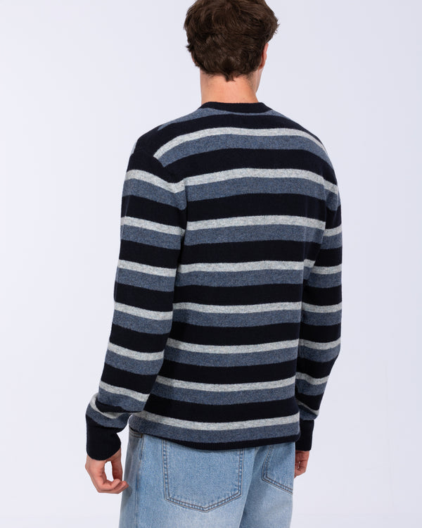 2t Cowan Tall Stripe Jumper (navy stripe)