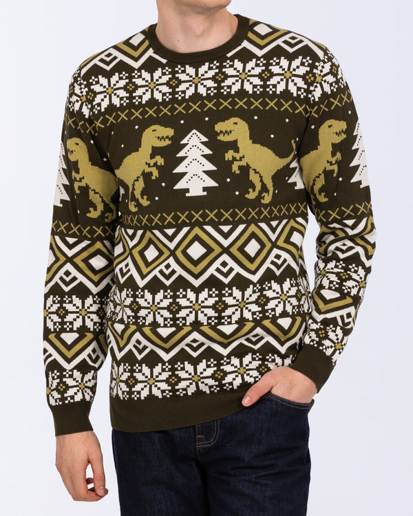 2t Tall Fairisle Christmas Jumper (green novelty)