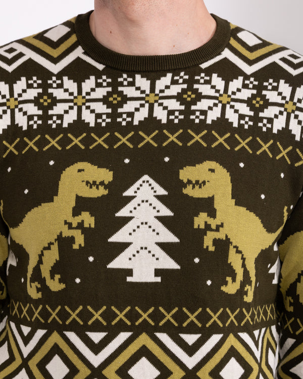 2t Tall Fairisle Christmas Jumper (green novelty)