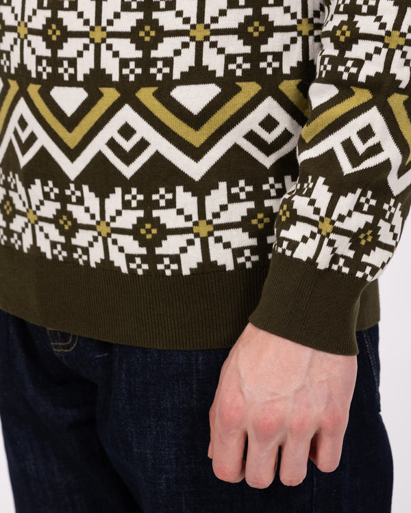 2t Tall Fairisle Christmas Jumper (green novelty)
