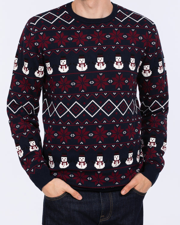 2t Tall Fairisle Christmas Jumper (navy novelty)