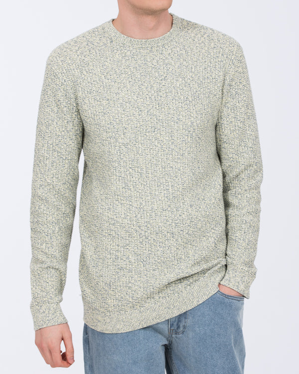 2t Xavier Tall Relaxed Fit Jumper (white)