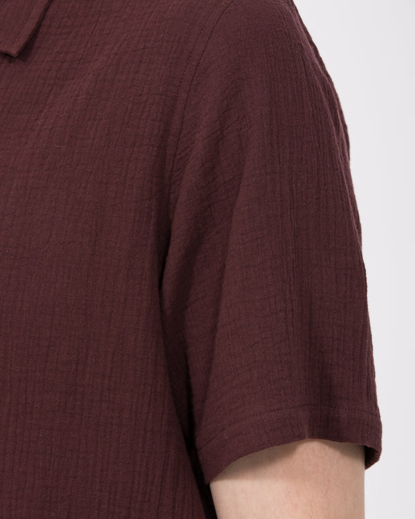 2t Tall Darius Short Sleeve Shirt (burgundy)