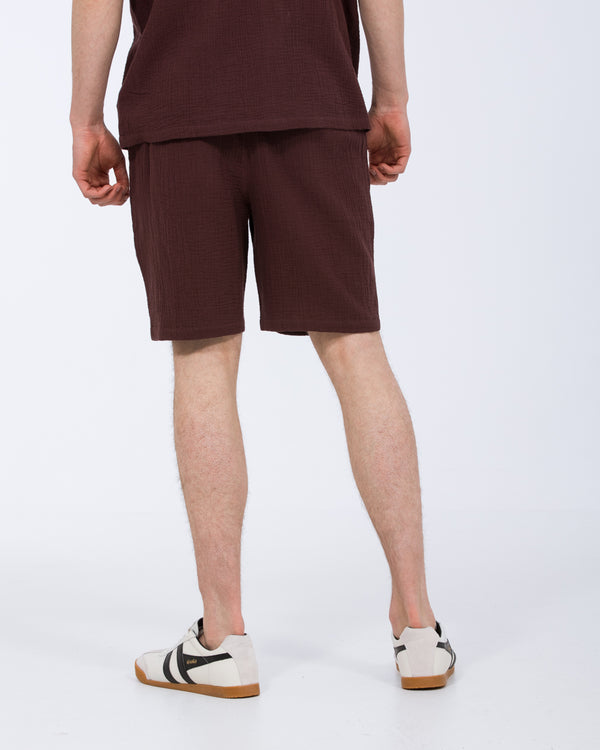 2t Tall Darius Pull On Short (burgundy)