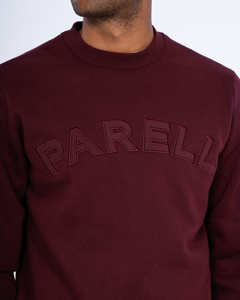 Parell Forge Tall Mens Oversized Sweatshirt (burgundy) | Tall Mens