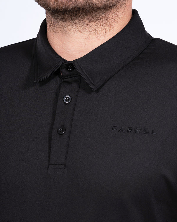 Parell Active Tall Polo Shirt (black)