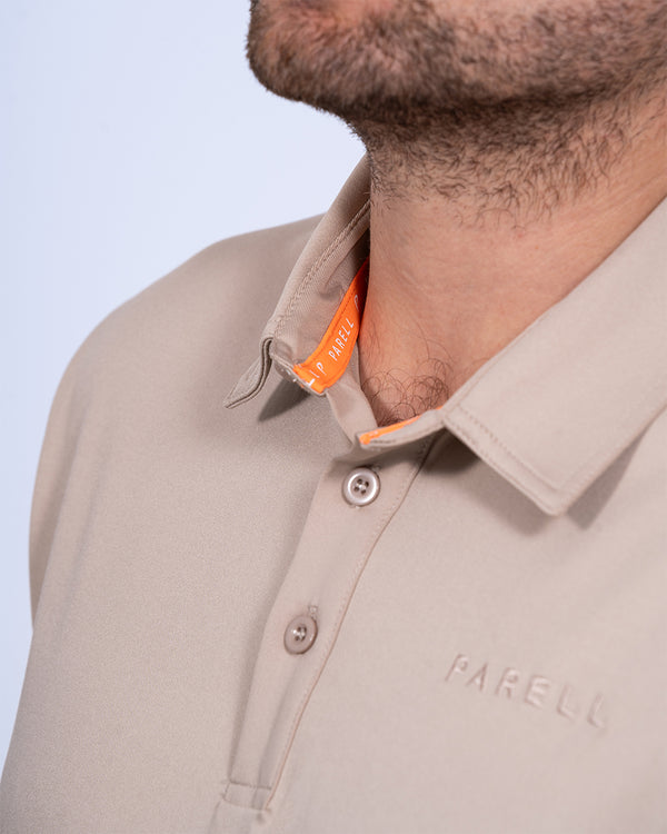 Parell Active Tall Polo Shirt (taupe)