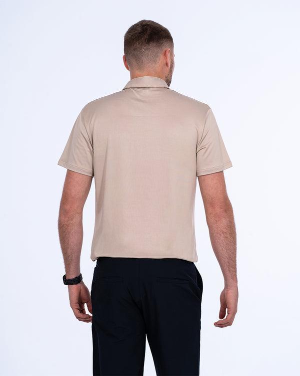 Parell Active Tall Polo Shirt (taupe)