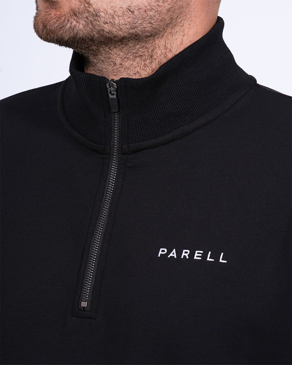 Parell Active Tall Quarter Zip Mid Layer Top (black)