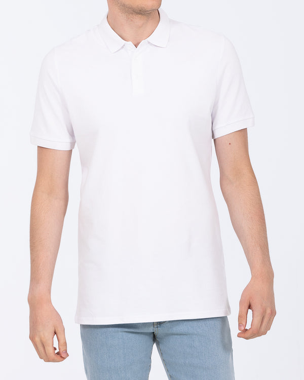 2t Regular Fit Tall Polo Shirt (white)