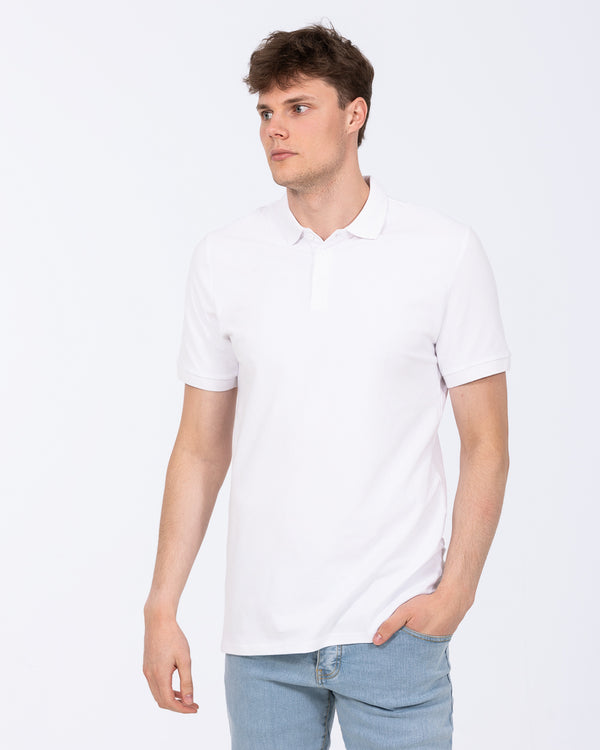 2t Regular Fit Tall Polo Shirt (white)