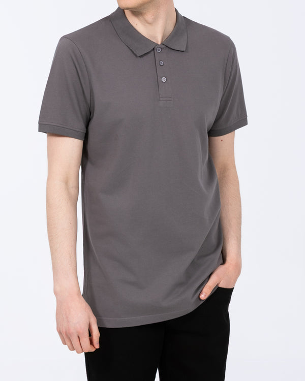 2t Lennox Tall Regular Fit Polo Shirt (grey)