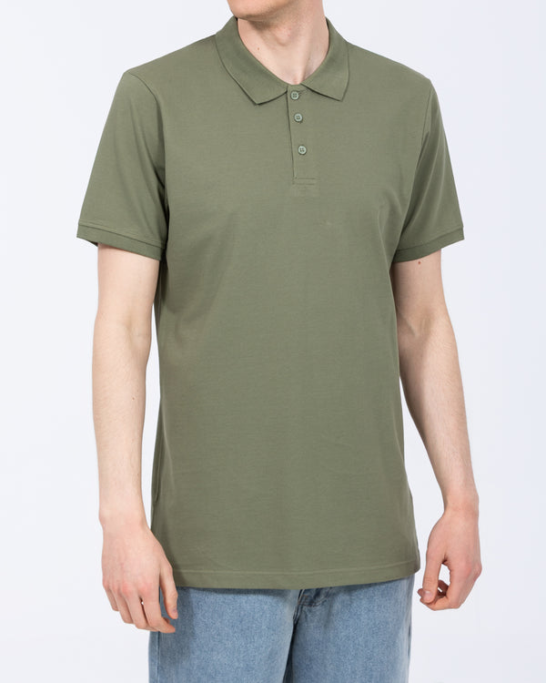 2t Lennox Tall Regular Fit Polo Shirt (sage)
