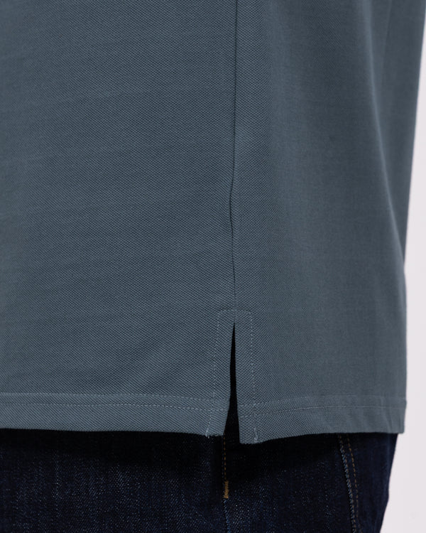 2t Lennox Tall Regular Fit Polo Shirt (titanium blue)