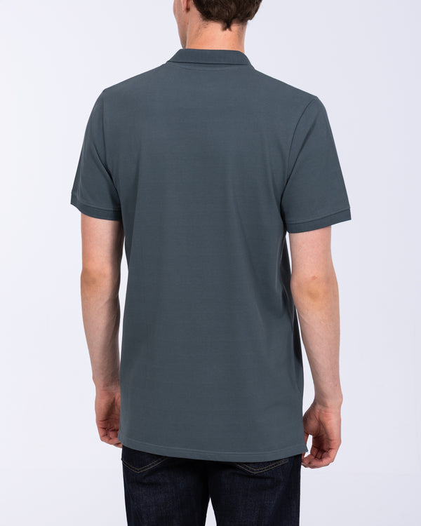 2t Lennox Tall Regular Fit Polo Shirt (titanium blue)