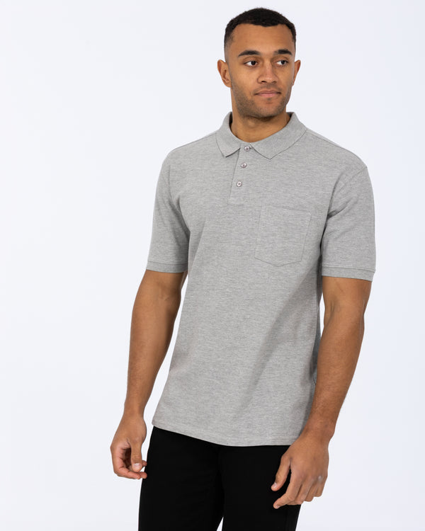 North 56 Regular Fit Tall Polo Shirt (grey melange)