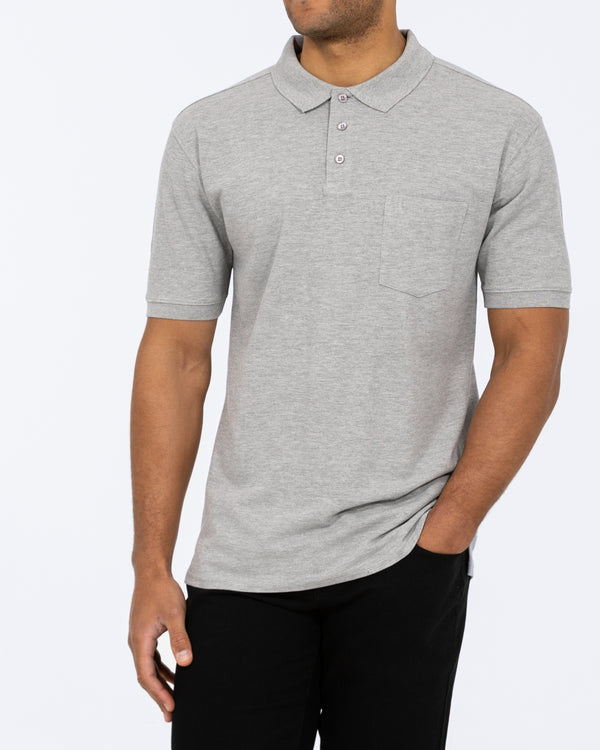 North 56 Regular Fit Tall Polo Shirt (grey melange)