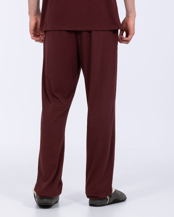 2t Talisman Tall Jersey Pyjama Bottoms (oxblood)