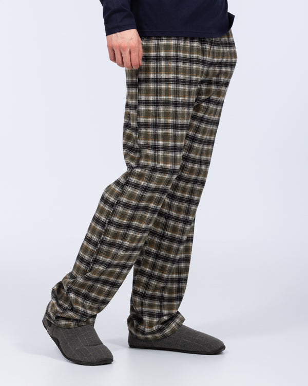 2t Wren Tall Pyjama Bottoms (khaki check)