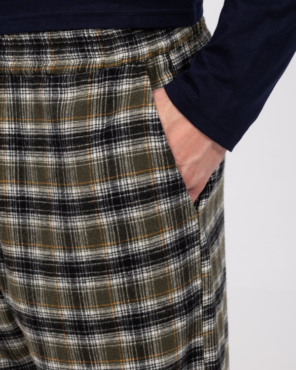 2t Wren Tall Pyjama Bottoms (khaki check)