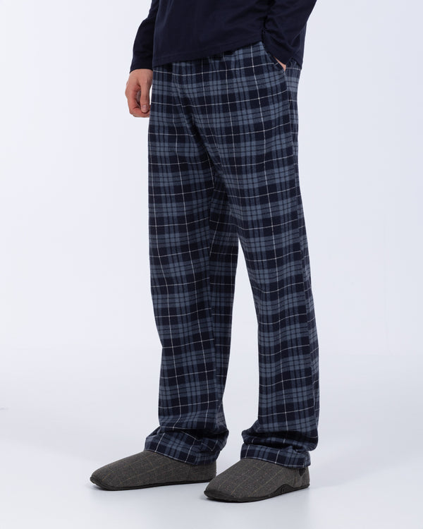 2t Wren Tall Pyjama Bottoms (mid blue check)