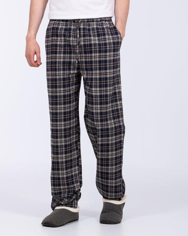 2t Wren Tall Pyjama Bottoms (navy check)