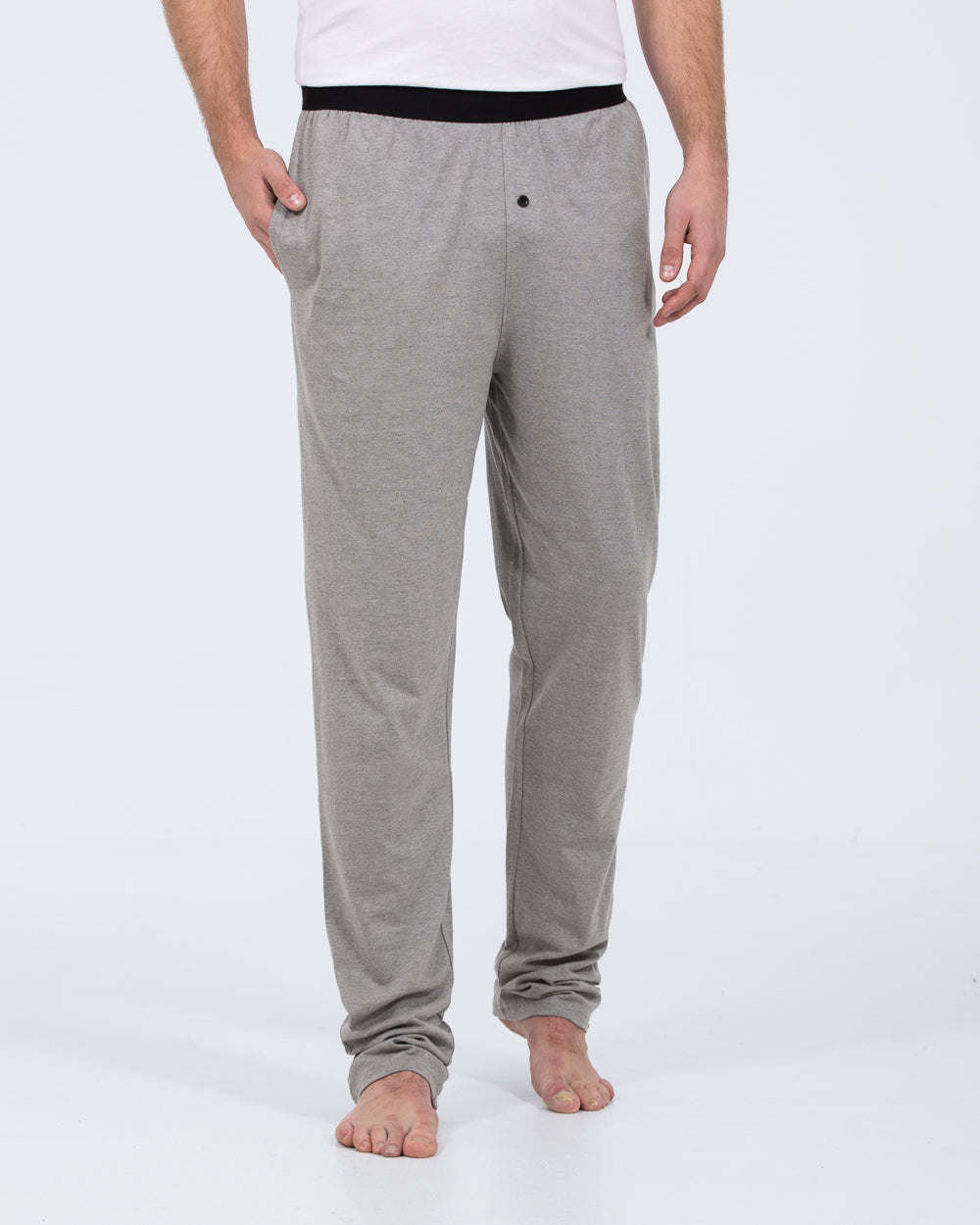 2t Tall Mens Extra Long Elastic Waist Lounge Pants (grey) | Tall Mens  Clothing | 2tall.com