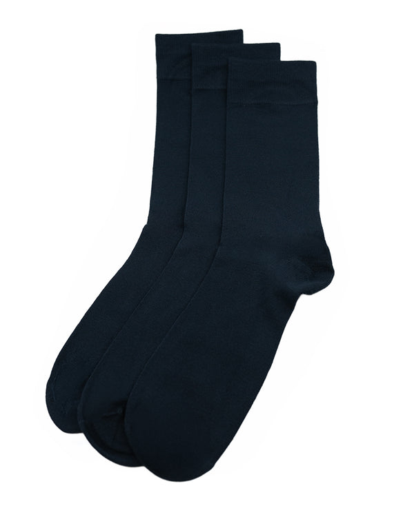Swole Panda Essentials Bamboo Socks 3 Pack (navy)