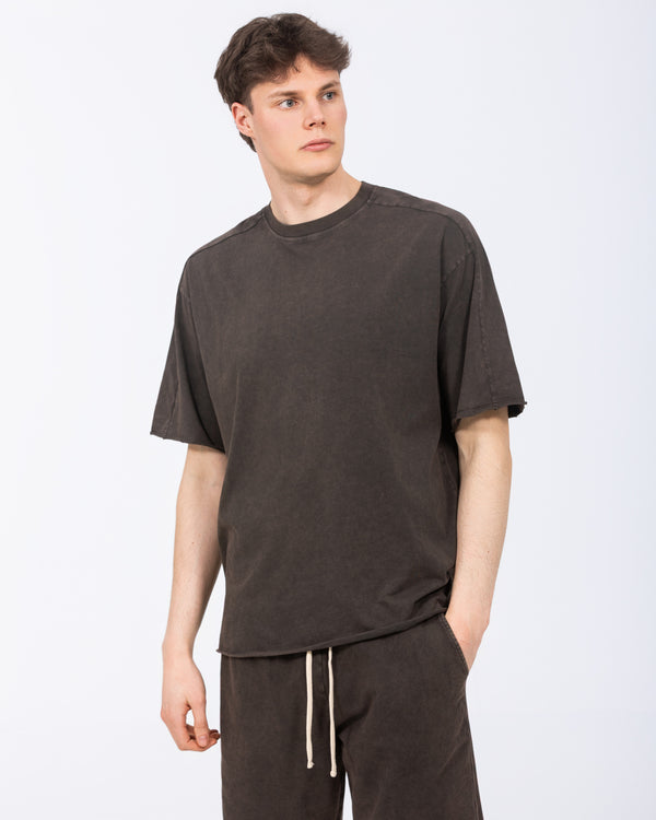 2t Aron Tall Oversized T-Shirt (brown)