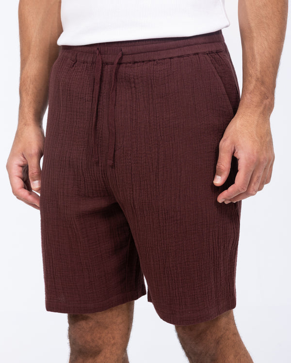 2t Tall Darius Pull On Short (burgundy)