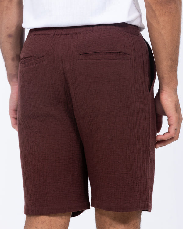 2t Tall Darius Pull On Short (burgundy)