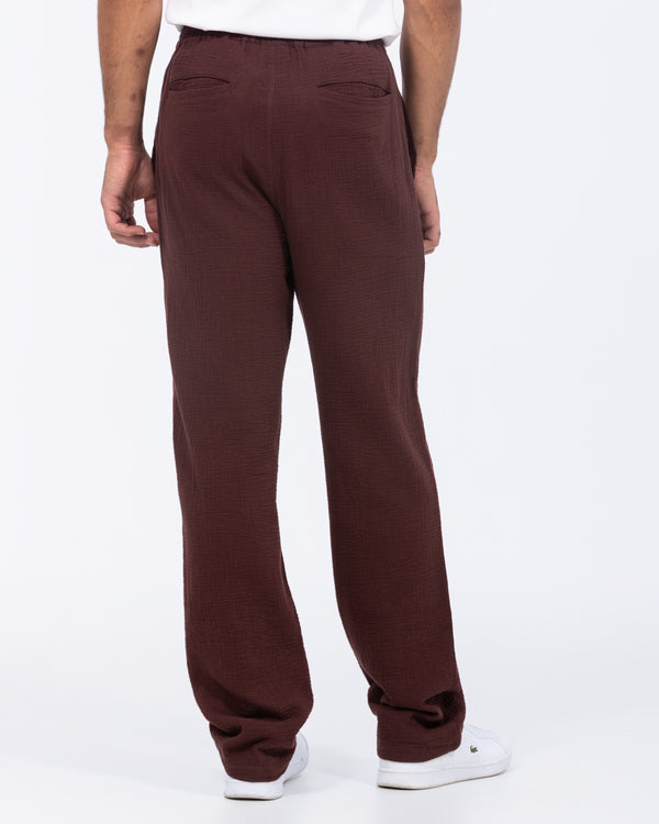 2t Tall Darius Pull On Trouser (burgundy)