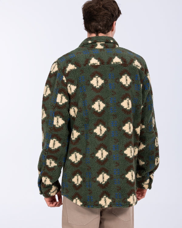 2t Dickson Tall Sherpa Shacket (khaki)