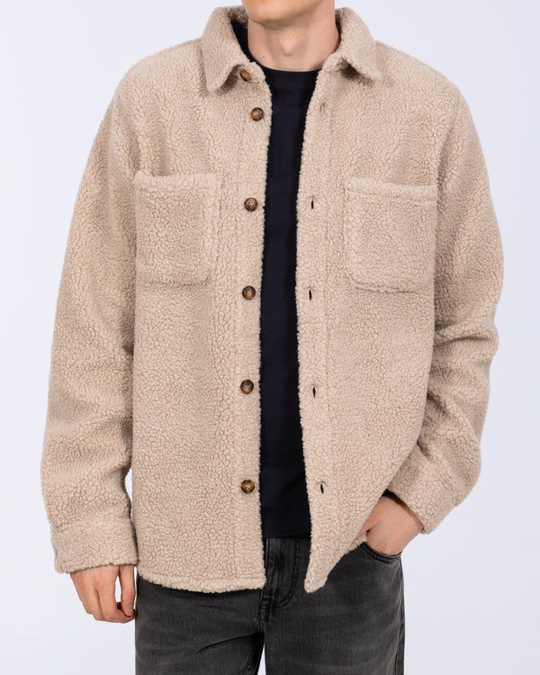 2t Dickson Tall Sherpa Shacket (natural)