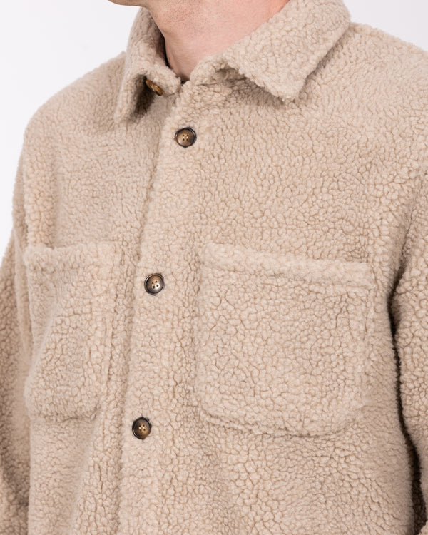 2t Dickson Tall Sherpa Shacket (natural)