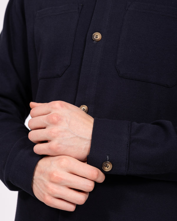 2t Enzo Tall Jersey Shacket (navy)