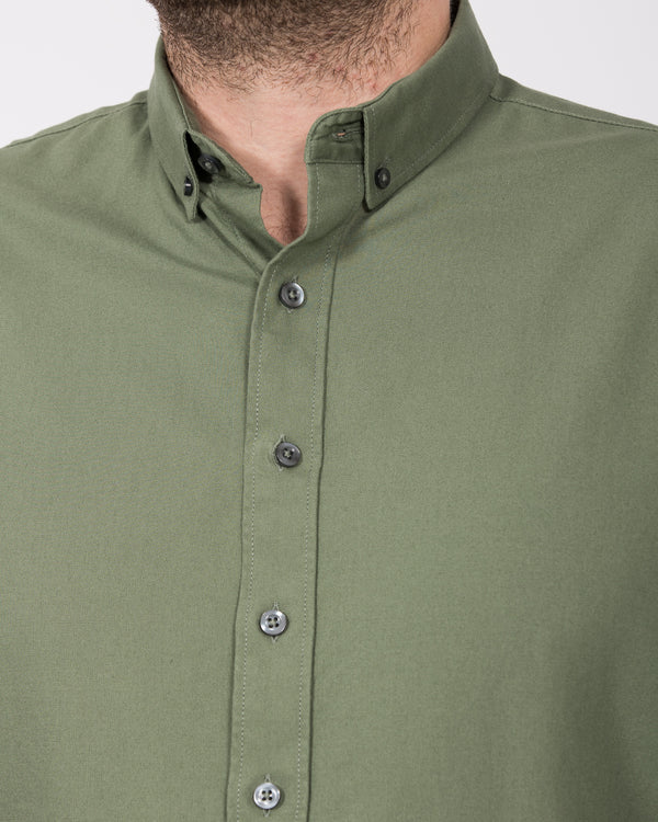 2t Logan Slim Fit Tall Oxford Shirt (olive)