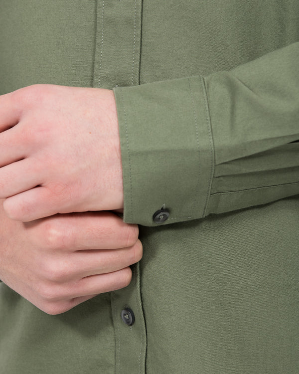 2t Logan Slim Fit Tall Oxford Shirt (olive)