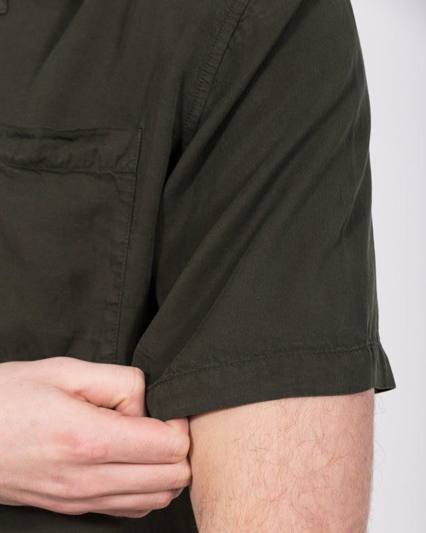 2t Reagan Tall Short Sleeve Revere Shirt (dark khaki)